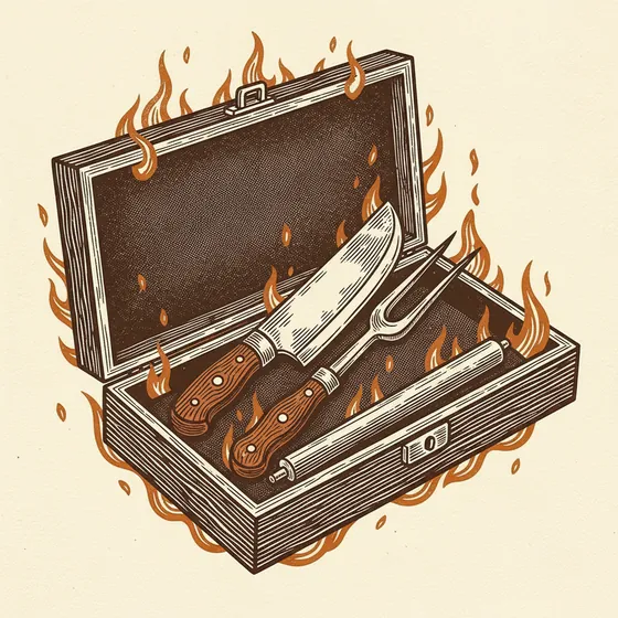 Caixa do pedido: ilustração em gravura