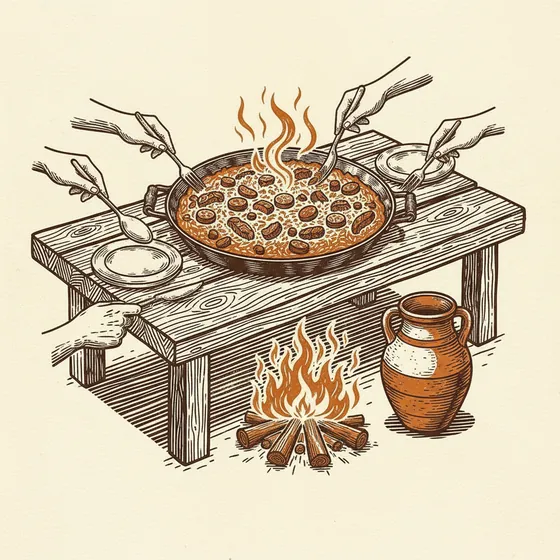 Chega na sua brasa: ilustração em gravura