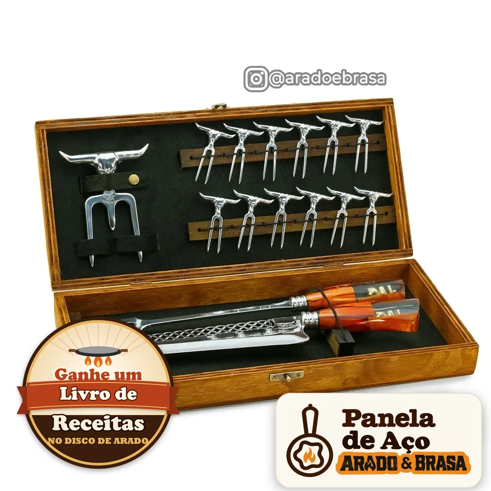Conjunto de Faca Picanheira com Garfos
